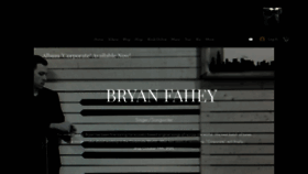 What Bryanfaheymusic.com website looked like in 2022 (1 year ago)