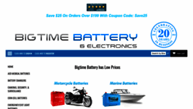 What Bigtimebattery.com website looked like in 2022 (1 year ago)