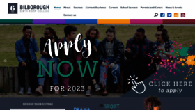 What Bilborough.ac.uk website looked like in 2022 (1 year ago)