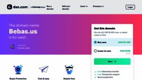 What Bebas.us website looked like in 2022 (1 year ago)
