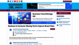 What Bookmarkinbox.info website looked like in 2022 (1 year ago)
