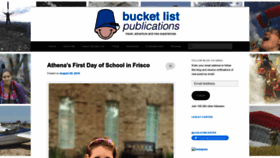 What Bucketlistpublications.org website looked like in 2022 (1 year ago)