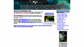 What Belizenews.com website looked like in 2022 (1 year ago)