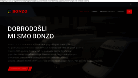 What Bonzodoo.com website looked like in 2022 (2 years ago)