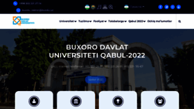 What Buxdu.uz website looked like in 2022 (1 year ago)