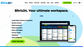 What Bitrix24.in website looked like in 2022 (1 year ago)