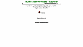 What Buchstabenwortwert.de website looked like in 2022 (1 year ago)