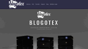What Blogotex.com website looked like in 2022 (1 year ago)