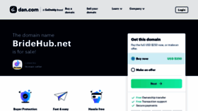 What Bridehub.net website looked like in 2022 (1 year ago)