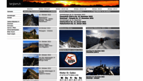 What Bergborn.ch website looked like in 2022 (2 years ago)