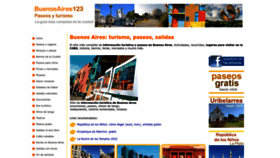 What Buenosaires123.com.ar website looked like in 2022 (1 year ago)