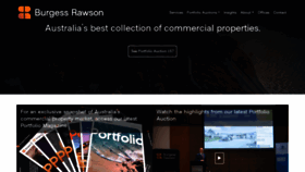 What Burgessrawson.com.au website looked like in 2022 (1 year ago)