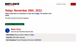 What Bestofdate.com website looked like in 2022 (1 year ago)