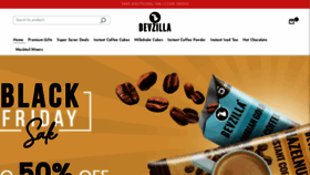 What Bevzilla.co website looked like in 2022 (1 year ago)