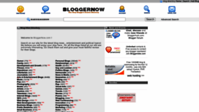 What Bloggernow.com website looked like in 2022 (1 year ago)