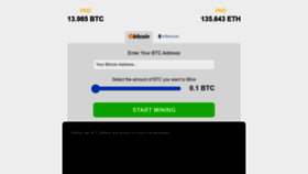 What Bitcoin-generator.online website looked like in 2022 (1 year ago)
