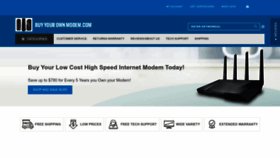 What Buyyourownmodem.com website looked like in 2022 (1 year ago)