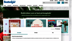 What Bestselgerklubben.no website looked like in 2022 (1 year ago)