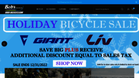 What Bobs-bicycles.com website looked like in 2022 (1 year ago)