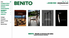 What Benito.com website looked like in 2022 (1 year ago)