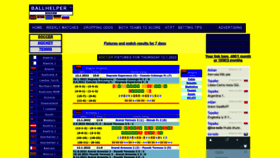 What Ballhelper.com website looked like in 2022 (1 year ago)