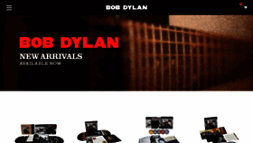 What Bobdylanstore.com website looked like in 2022 (1 year ago)