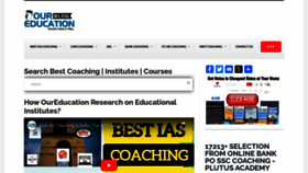 What Blog.oureducation.in website looked like in 2022 (1 year ago)