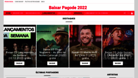 What Baixarpagode.net website looked like in 2022 (1 year ago)