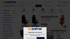 What B2bpartner.cz website looked like in 2022 (1 year ago)