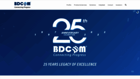What Bdcom.com website looked like in 2022 (1 year ago)