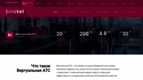 What Binotel.ua website looked like in 2022 (1 year ago)