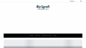 What Biyografi.net.tr website looked like in 2022 (1 year ago)
