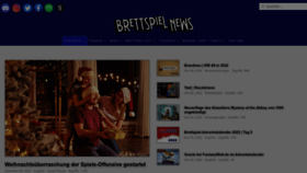 What Brettspiel-news.de website looked like in 2022 (1 year ago)