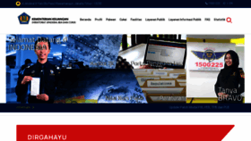 What Beacukai.go.id website looked like in 2022 (1 year ago)