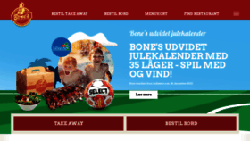What Bones.dk website looked like in 2022 (1 year ago)