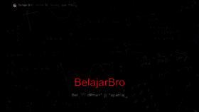 What Belajarbro.id website looked like in 2022 (1 year ago)