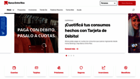What Bancoentrerios.com.ar website looked like in 2022 (1 year ago)