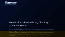 What Businessfinder.in website looked like in 2022 (1 year ago)