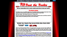 What Beatthebookie.biz website looked like in 2022 (1 year ago)