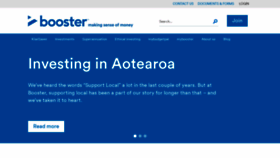 What Booster.co.nz website looked like in 2022 (1 year ago)