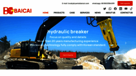 What Bchydraulichammer.com website looked like in 2022 (2 years ago)
