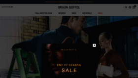 What Braunbuffel.com website looked like in 2022 (1 year ago)