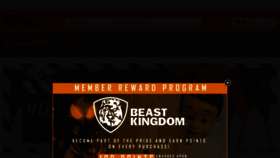 What Beast-kingdom.us website looked like in 2022 (1 year ago)