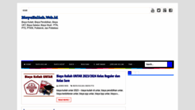 What Biayakuliah.web.id website looked like in 2022 (1 year ago)