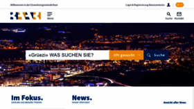 What Baar.ch website looked like in 2022 (2 years ago)