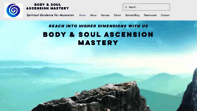 What Bodyandsoulascension.com website looked like in 2022 (1 year ago)