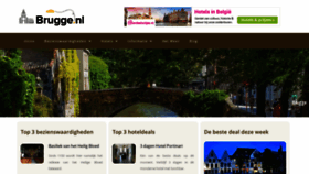 What Brugge.nl website looked like in 2022 (1 year ago)