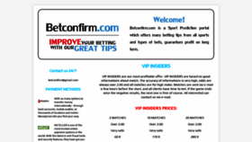 What Betconfirm.com website looked like in 2022 (1 year ago)