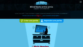 What Blindz.fr website looked like in 2022 (1 year ago)