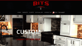 What Bitscustomcabinets.com website looked like in 2022 (1 year ago)